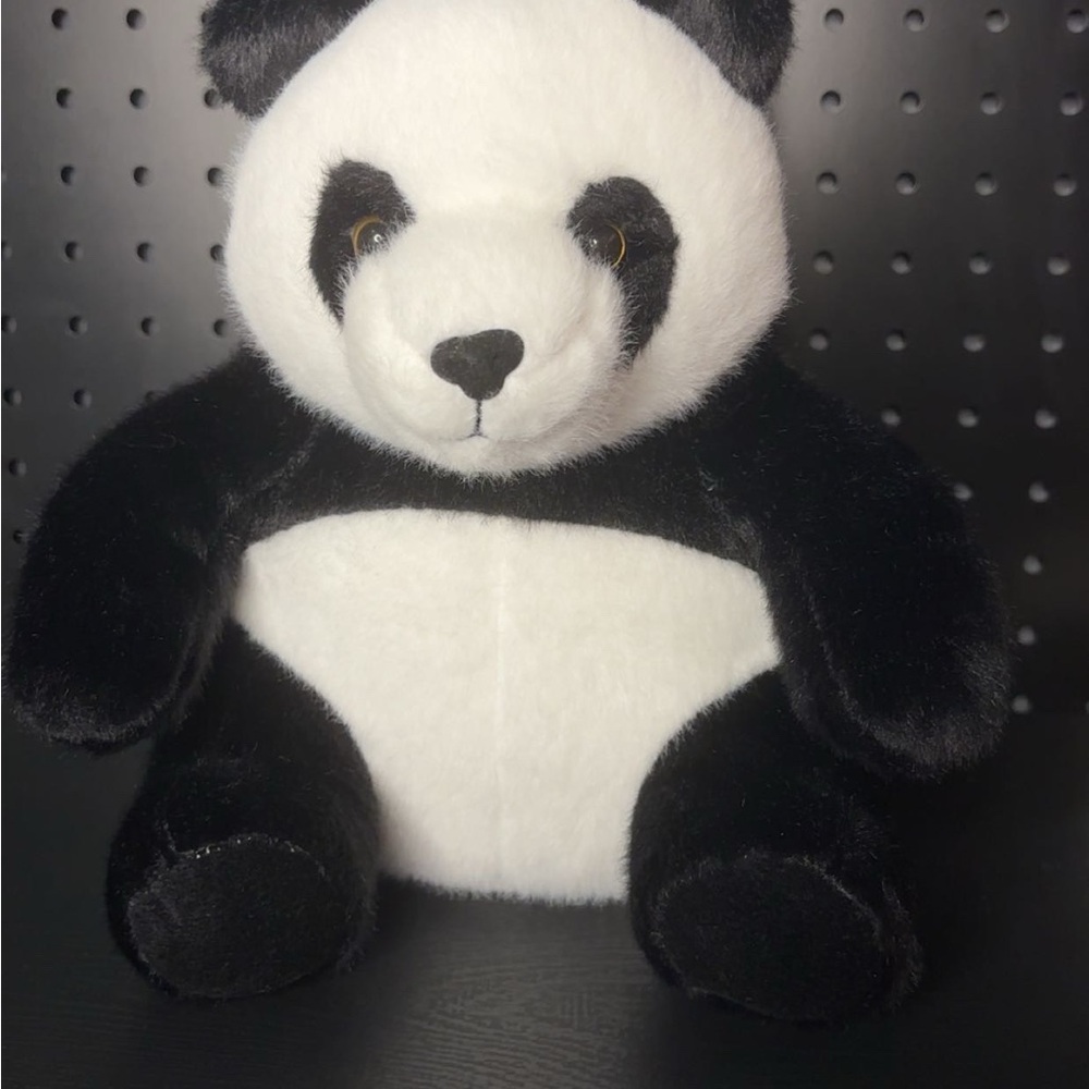 Cuddly Panda Plush Toy - Black and White